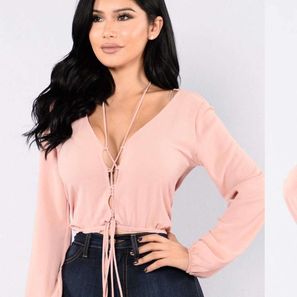 Pink Fashion Nova Blouse
